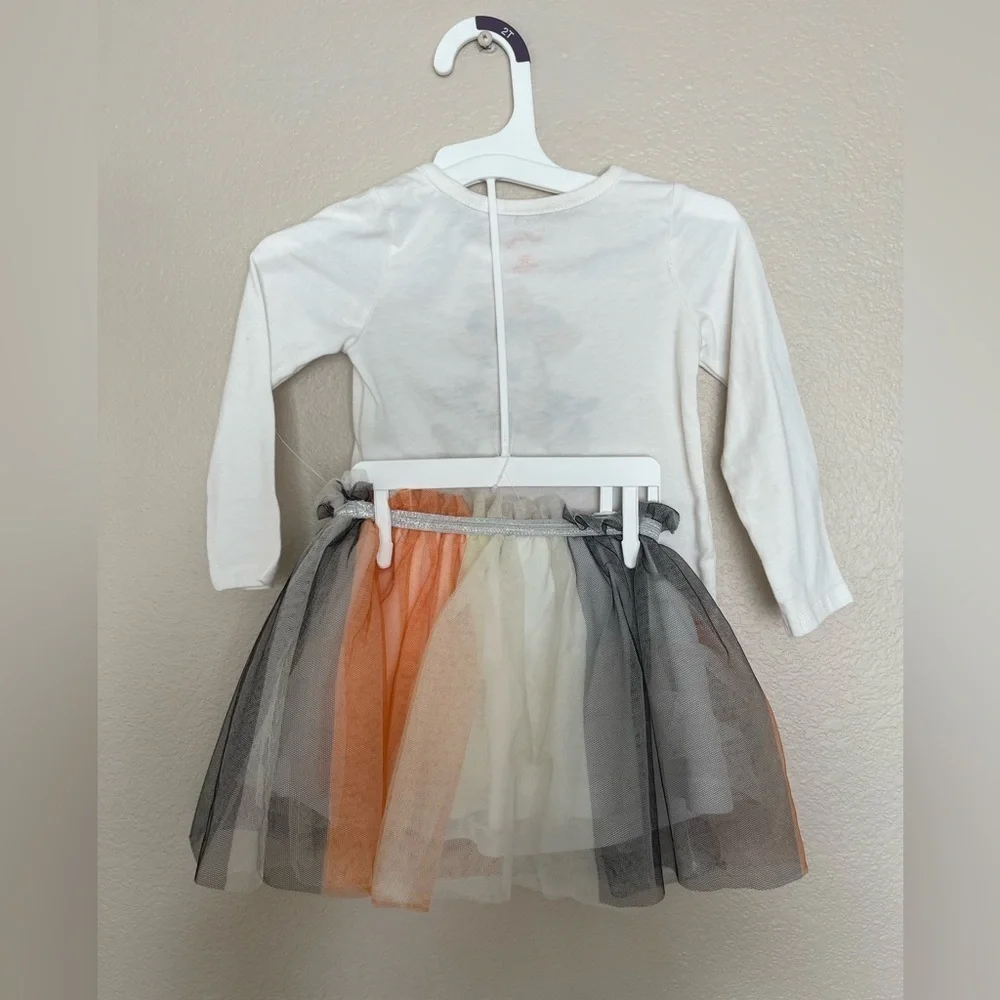 Disney Minnie Mouse Halloween Shirt Tutu Skirt Outfit Set Pumpkin Witch